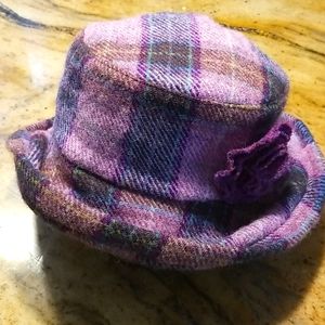 Glen Appin Harris tweed Cloche hat